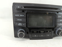 2013-2014 Hyundai Sonata Radio AM FM Cd Player Receiver Replacement P/N:96190-3Q700 96180-3Q8004X Fits 2013 2014 OEM Used Auto Parts