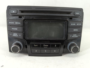 2013-2014 Hyundai Sonata Radio AM FM Cd Player Receiver Replacement P/N:96190-3Q700 96180-3Q8004X Fits 2013 2014 OEM Used Auto Parts