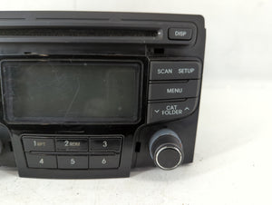 2013-2014 Hyundai Sonata Radio AM FM Cd Player Receiver Replacement P/N:96190-3Q700 96180-3Q8004X Fits 2013 2014 OEM Used Auto Parts