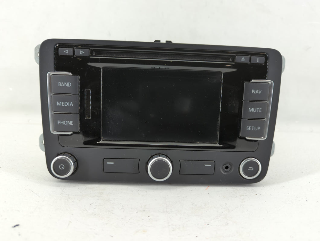 2012-2017 Volkswagen Jetta Radio AM FM Cd Player Receiver Replacement P/N:1K0 035 274 F Fits 2012 2013 2014 2015 2016 2017 OEM Used Auto Parts