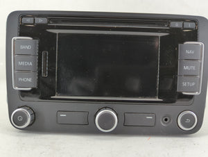 2012-2017 Volkswagen Jetta Radio AM FM Cd Player Receiver Replacement P/N:1K0 035 274 F Fits 2012 2013 2014 2015 2016 2017 OEM Used Auto Parts