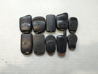 Lot of 10 Aftermarket Keyless Entry Remote Fob MIXED FCC IDS MIXED PART - Oemusedautoparts1.com