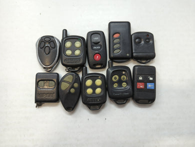 Lot of 10 Aftermarket Keyless Entry Remote Fob MIXED FCC IDS MIXED PART