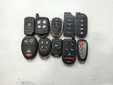 Lot of 10 Aftermarket Keyless Entry Remote Fob MIXED FCC IDS MIXED PART