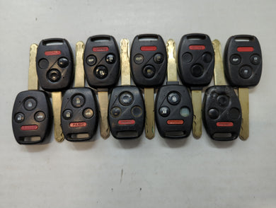 Lot of 10 Aftermarket Honda Keyless Entry Remote Fob MIXED FCC IDS MIXED