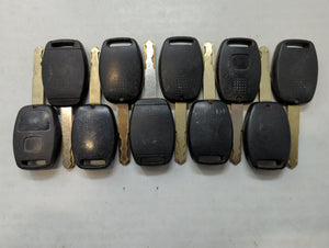 Lot of 10 Aftermarket Honda Keyless Entry Remote Fob MIXED FCC IDS MIXED