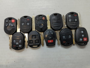 Lot of 10 Aftermarket Keyless Entry Remote Fob MIXED FCC IDS MIXED PART