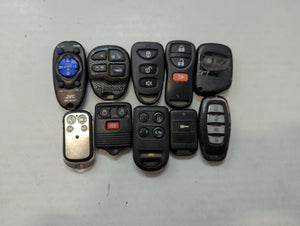 Lot of 10 Aftermarket Keyless Entry Remote Fob MIXED FCC IDS MIXED PART