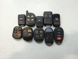 Lot of 10 Aftermarket Keyless Entry Remote Fob MIXED FCC IDS MIXED PART