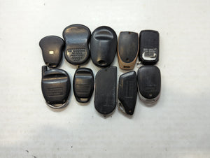 Lot of 10 Aftermarket Keyless Entry Remote Fob MIXED FCC IDS MIXED PART