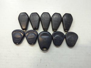 Lot of 10 Aftermarket Keyless Entry Remote Fob MIXED FCC IDS MIXED PART