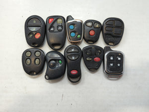 Lot of 10 Aftermarket Keyless Entry Remote Fob MIXED FCC IDS MIXED PART