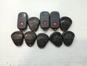 Lot of 10 Aftermarket Keyless Entry Remote Fob MIXED FCC IDS MIXED PART