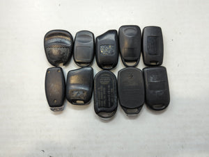 Lot of 10 Aftermarket Keyless Entry Remote Fob MIXED FCC IDS MIXED PART