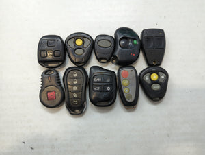 Lot of 10 Aftermarket Keyless Entry Remote Fob MIXED FCC IDS MIXED PART