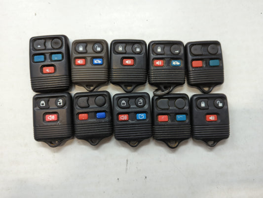 Lot of 10 Aftermarket Ford Keyless Entry Remote Fob MIXED FCC IDS MIXED - Oemusedautoparts1.com