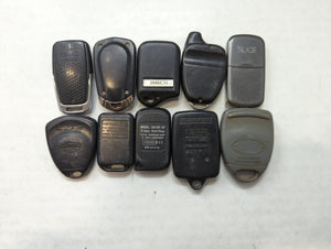 Lot of 10 Aftermarket Keyless Entry Remote Fob MIXED FCC IDS MIXED PART