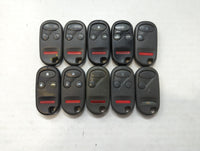 Lot of 10 Aftermarket Honda Keyless Entry Remote Fob MIXED FCC IDS MIXED - Oemusedautoparts1.com