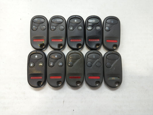 Lot of 10 Aftermarket Honda Keyless Entry Remote Fob MIXED FCC IDS MIXED - Oemusedautoparts1.com