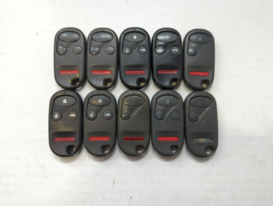 Lot of 10 Aftermarket Honda Keyless Entry Remote Fob MIXED FCC IDS MIXED