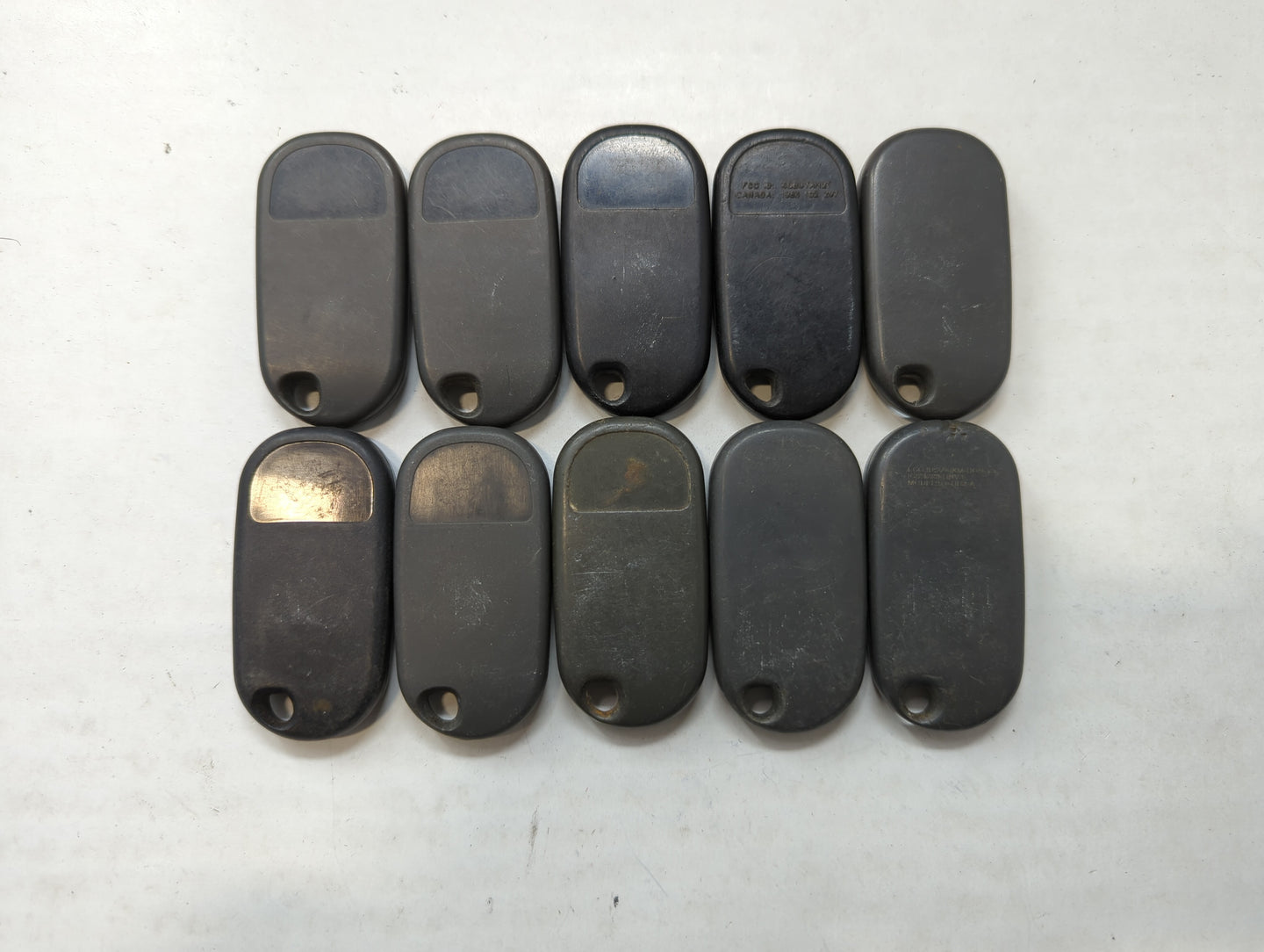 Lot of 10 Aftermarket Honda Keyless Entry Remote Fob MIXED FCC IDS MIXED - Oemusedautoparts1.com