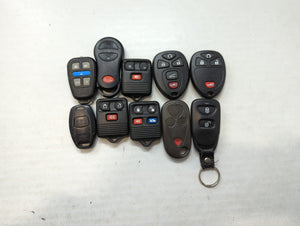 Lot of 10 Aftermarket Keyless Entry Remote Fob MIXED FCC IDS MIXED PART