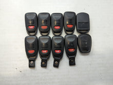 Lot of 10 Aftermarket Hyundai Keyless Entry Remote Fob MIXED FCC IDS