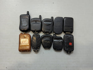 Lot of 10 Aftermarket Keyless Entry Remote Fob MIXED FCC IDS MIXED PART