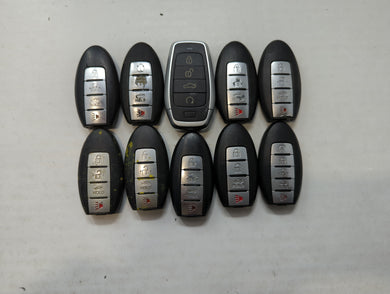 Lot of 10 Aftermarket Keyless Entry Remote Fob MIXED FCC IDS MIXED PART