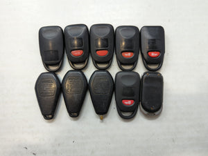 Lot of 10 Aftermarket Keyless Entry Remote Fob MIXED FCC IDS MIXED PART