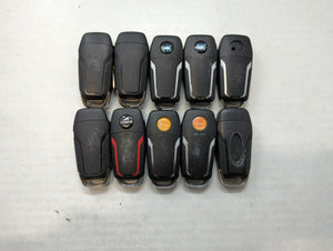 Lot of 10 Aftermarket Keyless Entry Remote Fob MIXED FCC IDS MIXED PART