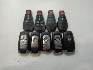 Lot of 10 Aftermarket Keyless Entry Remote Fob MIXED FCC IDS MIXED PART