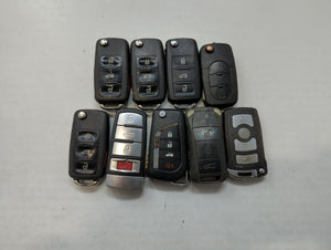 Lot of 9 Aftermarket Keyless Entry Remote Fob MIXED FCC IDS MIXED PART