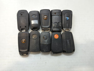 Lot of 10 Aftermarket Keyless Entry Remote Fob MIXED FCC IDS MIXED PART