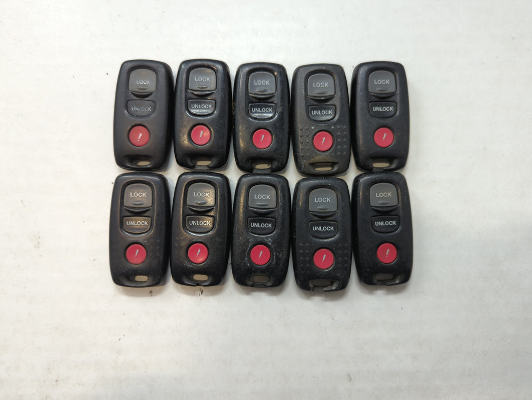 Lot of 10 Mazda Keyless Entry Remote Fob KPU41706 | KPU41846 | KPU41794