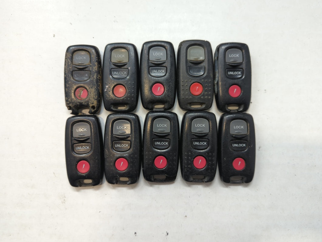 Lot of 10 Mazda Keyless Entry Remote Fob KPU41706 | KPU41846 | KPU41794