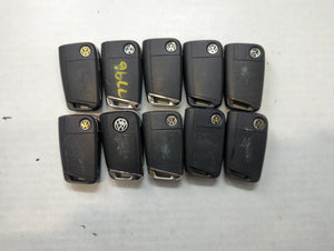 Lot of 10 Volkswagen Keyless Entry Remote Fob MIXED FCC IDS MIXED PART