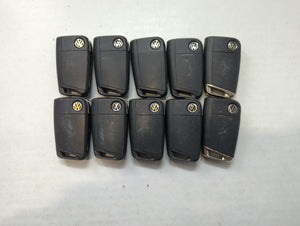 Lot of 10 Volkswagen Keyless Entry Remote Fob MIXED FCC IDS MIXED PART