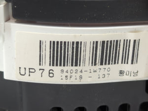 2016-2017 Kia Rio Instrument Cluster Speedometer Gauges P/N:94024-1W770 Fits 2016 2017 OEM Used Auto Parts