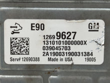 2019-2021 Chevrolet Silverado 1500 PCM Engine Computer ECU ECM PCU OEM P/N:12699627 A2-C7750-1830-0 Fits 2019 2020 2021 OEM Used Auto Parts