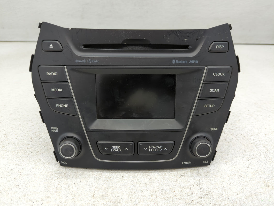 2013-2016 Hyundai Santa Fe Radio AM FM Cd Player Receiver Replacement P/N:96180-B89514X Fits 2013 2014 2015 2016 OEM Used Auto Parts