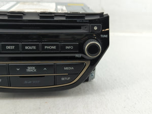 2014-2016 Hyundai Genesis Radio AM FM Cd Player Receiver Replacement P/N:96560-2M553YHG Fits 2014 2015 2016 OEM Used Auto Parts