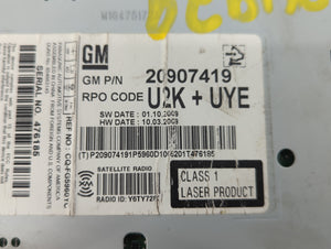 2010-2011 Chevrolet Equinox Radio AM FM Cd Player Receiver Replacement P/N:20907419 Fits 2010 2011 OEM Used Auto Parts