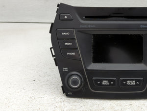 2013-2016 Hyundai Santa Fe Radio AM FM Cd Player Receiver Replacement P/N:96180-B89514X Fits 2013 2014 2015 2016 OEM Used Auto Parts