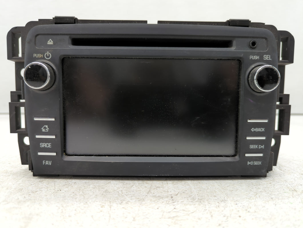 2013-2014 Buick Enclave Radio AM FM Cd Player Receiver Replacement P/N:23130123 Fits 2013 2014 OEM Used Auto Parts