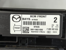 2017-2018 Mazda 3 Fusebox Fuse Box Panel Relay Module P/N:B62S-66761 Fits 2017 2018 OEM Used Auto Parts