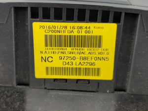 2017-2018 Hyundai Santa Fe Climate Control Module Temperature AC/Heater Replacement P/N:97250-B8EF0 Fits 2017 2018 OEM Used Auto Parts