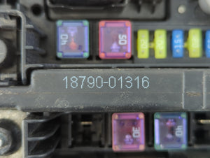 2011-2014 Hyundai Sonata Fusebox Fuse Box Panel Relay Module P/N:18790-01316 Fits 2011 2012 2013 2014 OEM Used Auto Parts