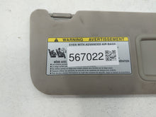 2010-2015 Lexus Rx350 Sun Visor Shade Replacement Passenger Right Mirror Fits 2010 2011 2012 2013 2014 2015 OEM Used Auto Parts