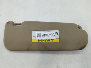 2011-2016 Kia Optima Sun Visor Shade Replacement Driver Left Mirror Fits 2011 2012 2013 2014 2015 2016 OEM Used Auto Parts